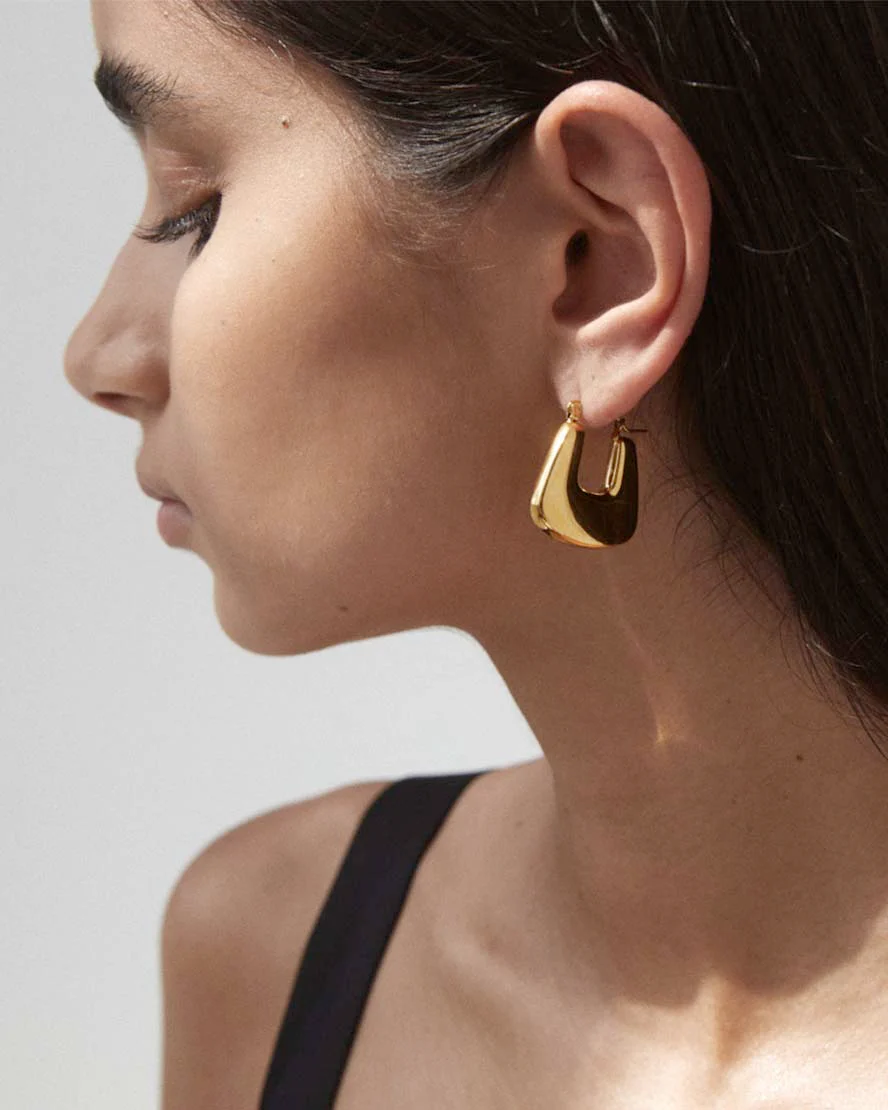 Raegen Earrings in Gold - Image 2