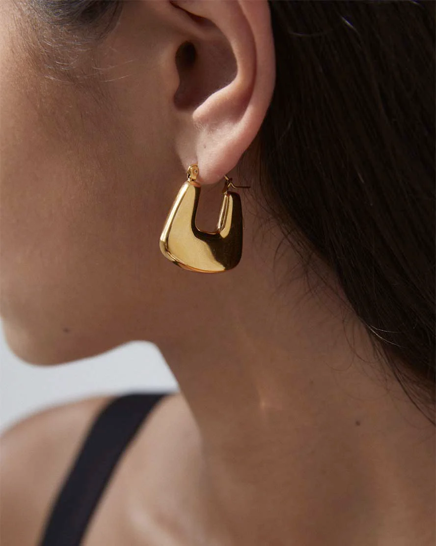 Raegen Earrings in Gold - Image 4