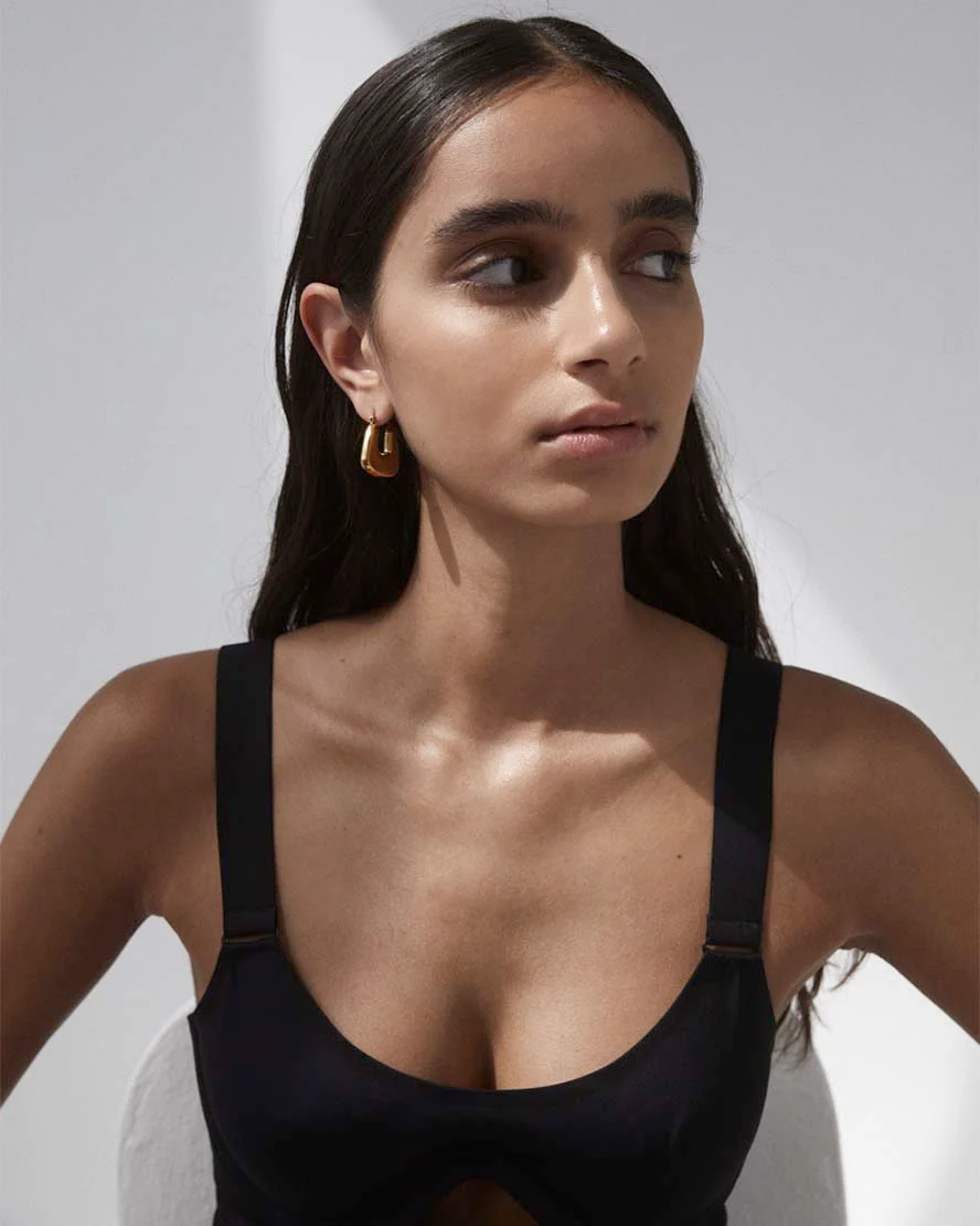 Raegen Earrings in Gold - Image 5
