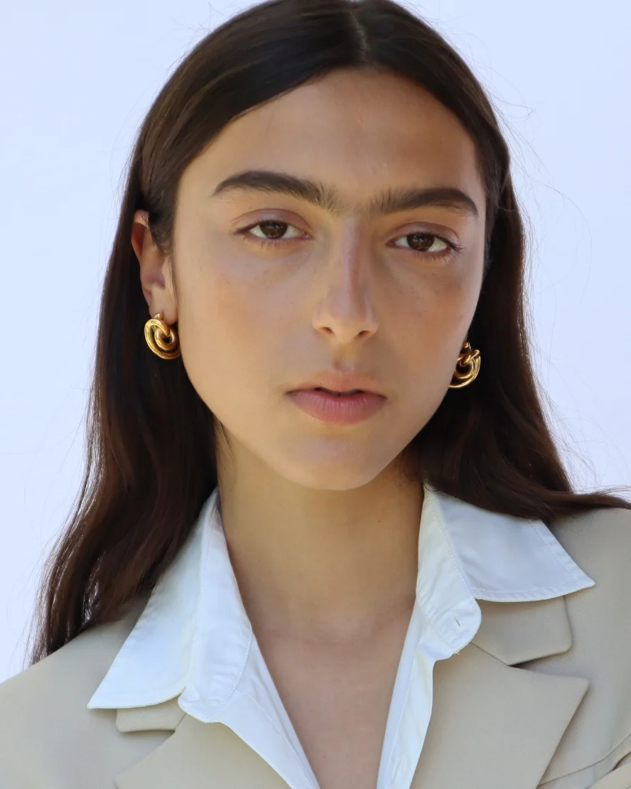 Rosalind Earrings in Gold - Image 4