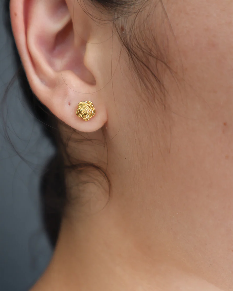 Rosie Studs in Gold - Image 2