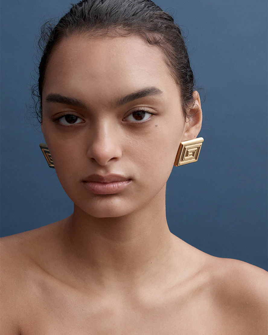 Savannah Earrings in Gold - Image 3