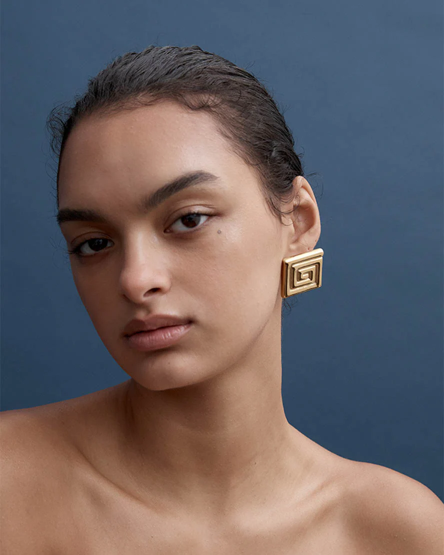 Savannah Earrings in Gold - Image 4
