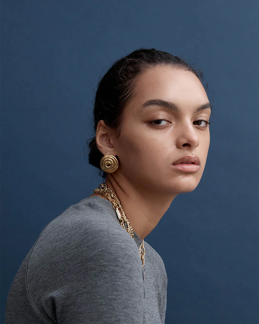 Scarlet Earrings in Gold - Image 4