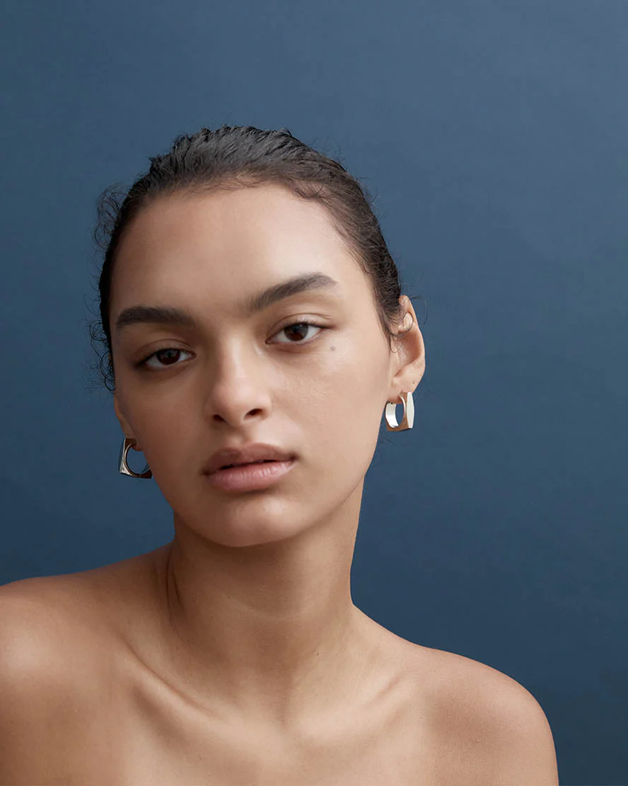Shelby Earrings in Silver - Image 3