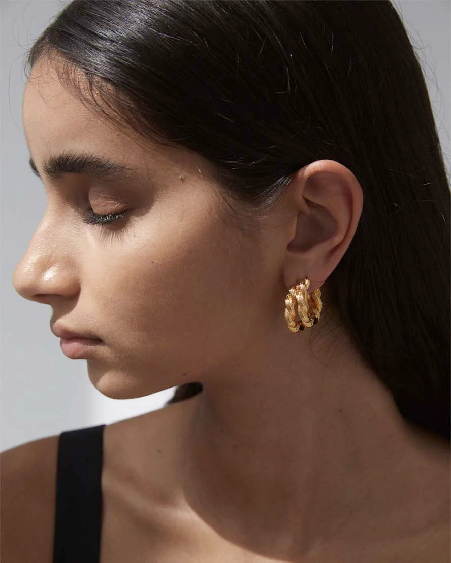 Shyla Earrings in Gold - Image 2
