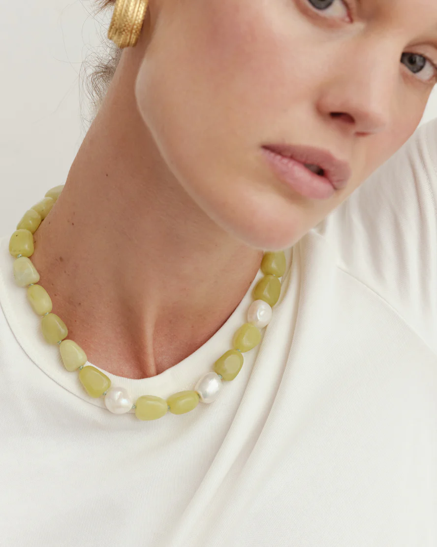 Solaya Necklace Lime - Image 3