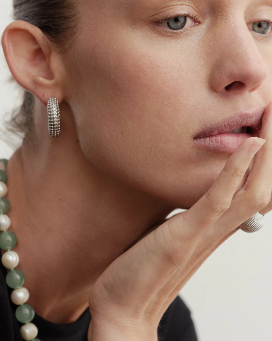 Sylwen Earrings Silver - Image 4