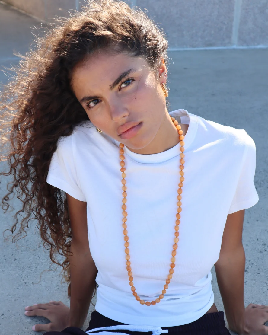 Vera Necklace Tan - Image 4