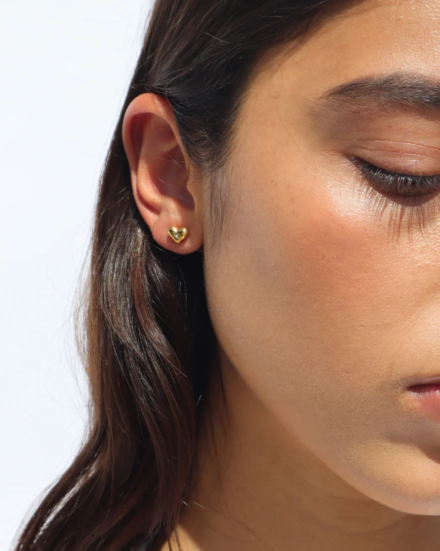 Walker Earrings in Gold/Crystal - Image 4