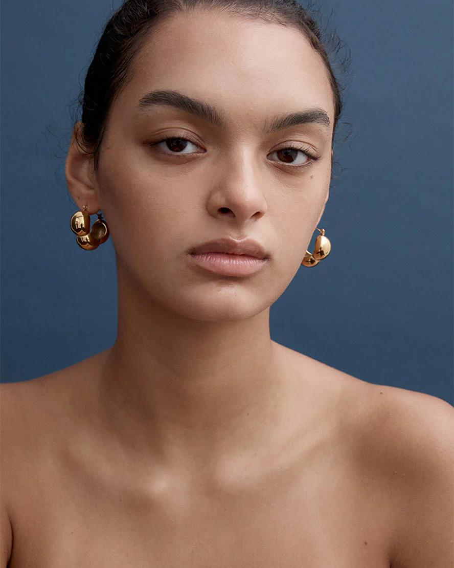 Wyatt Earrings in Gold - Image 3