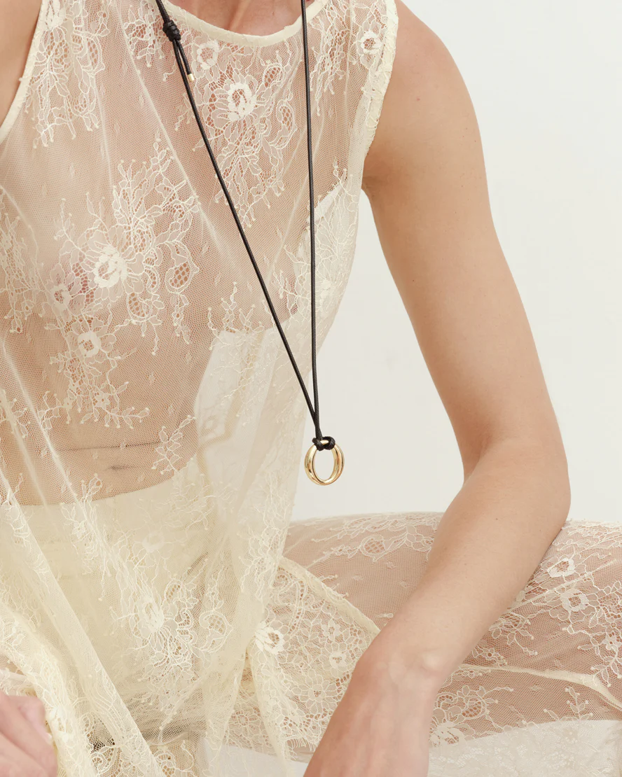 Zafira Necklace Gold - Image 3