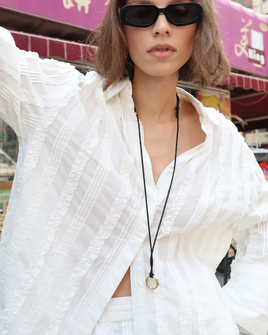 Zafira Necklace Gold - Image 4